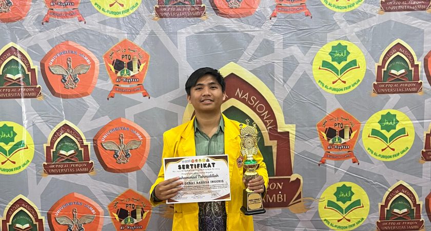 Juara 1 Lomba Musabaqah Tilawatil Quran Mahasiswa Nasional (MTQMN) Universitas Jambi 2024